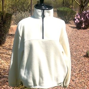 TIMBERLINE FLEECE PULLOVER SWEATSHIRT COAT - S